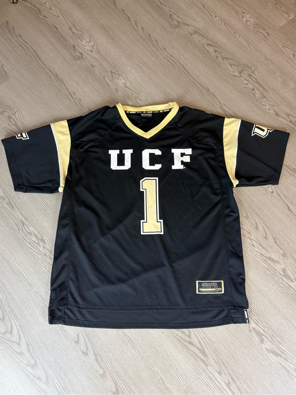 UCF Black & Gold Football Jersey - Number 1